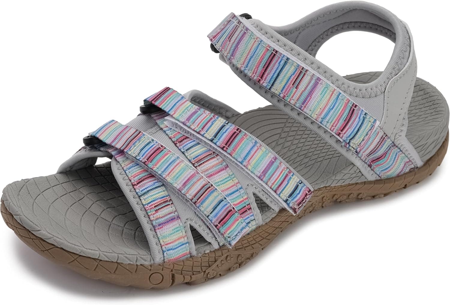 WHITIN kids athletic shoes with hook-and-loop straps