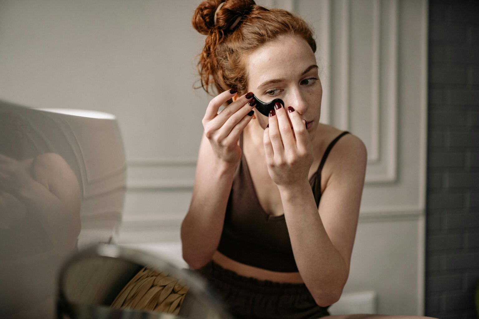 girl getting ready